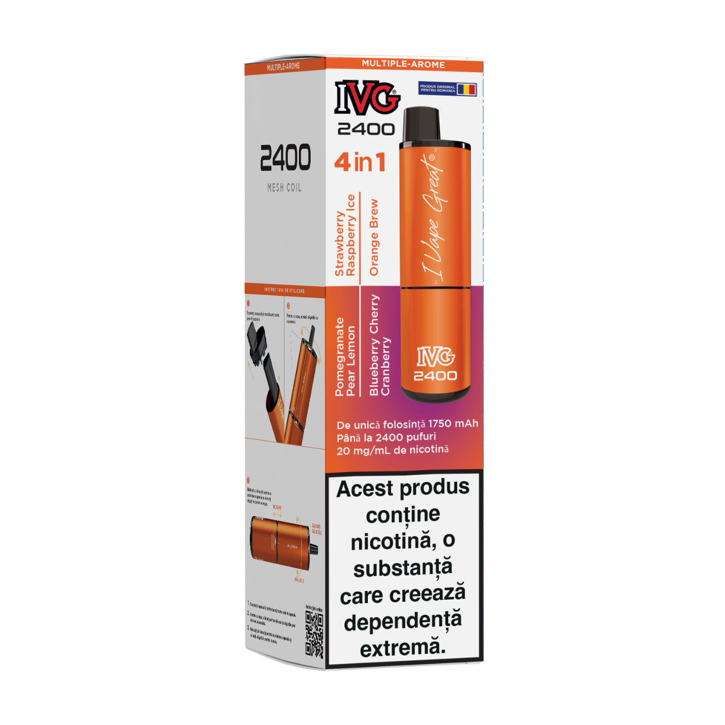 IVG 2400 Ediie 4 n 1 multi arom juicy edition - IVG Romania