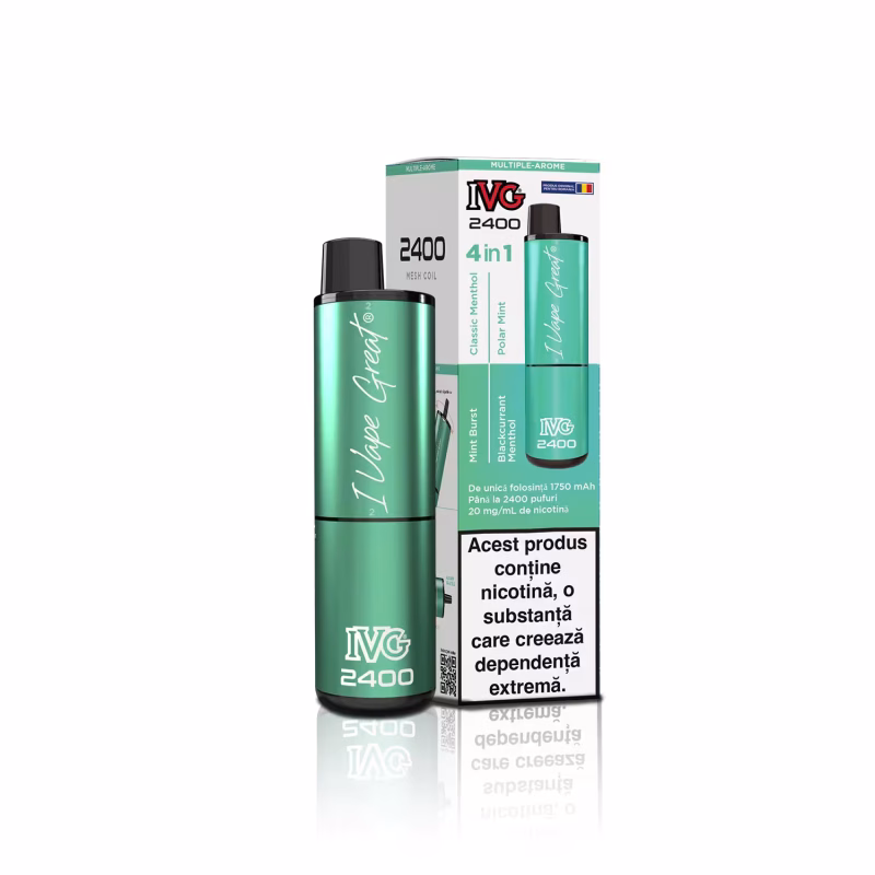 IVG 2400 Ediție 4 în 1 multi aromă menthol edition